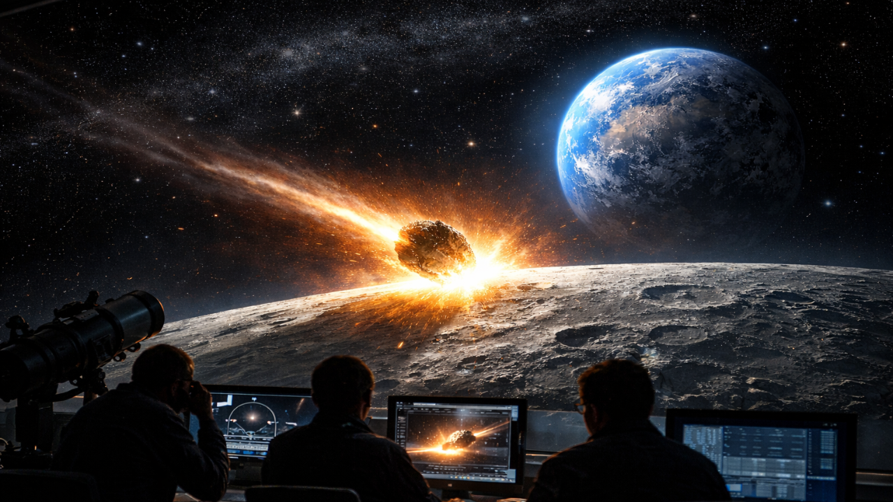 2032’de Ay’a çarpabilir: Bu durumda patlama Dünya’dan görülecek